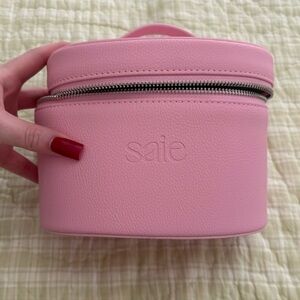 Saie Pink Cosmetic Bag